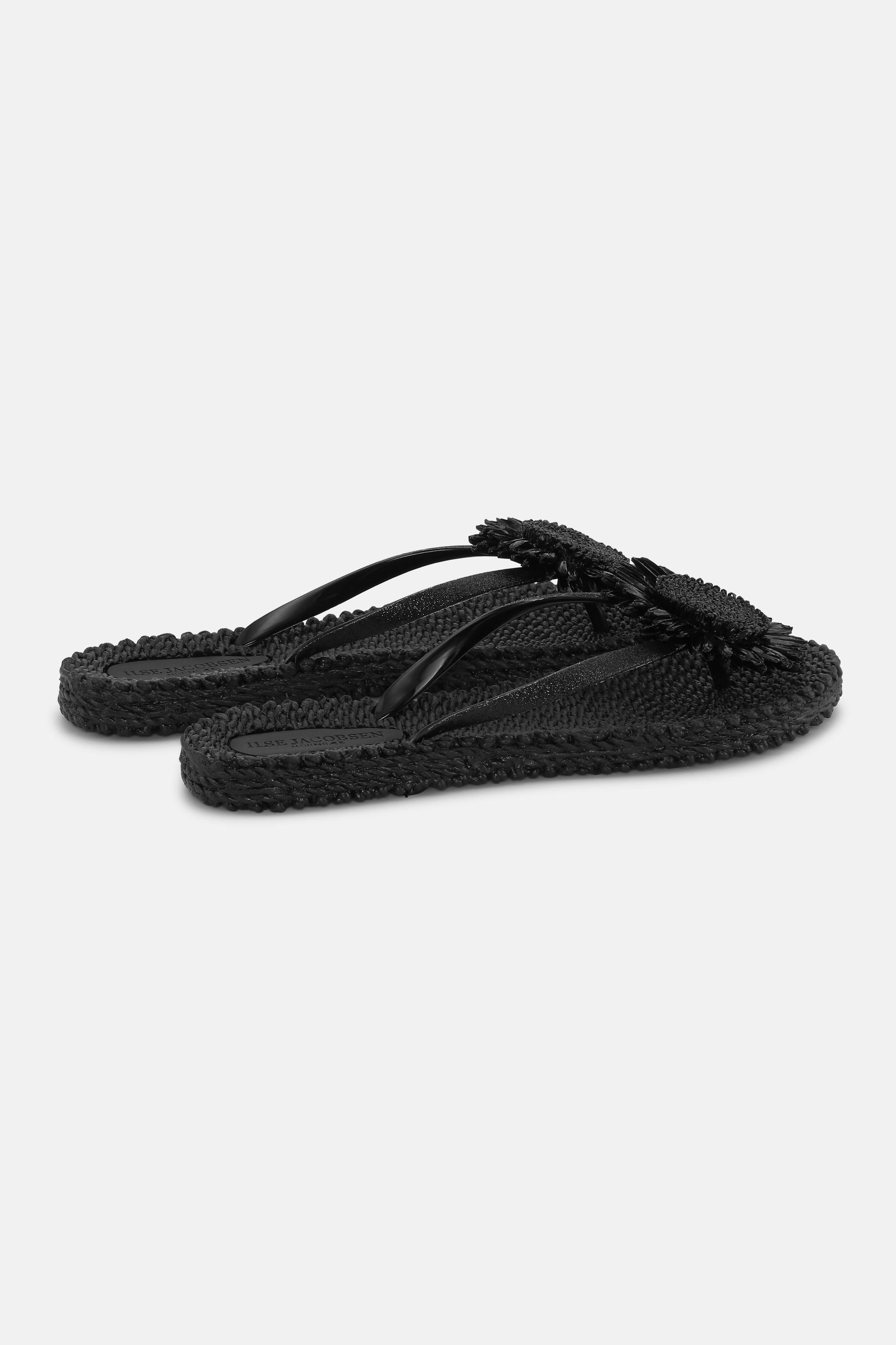 Flip-flops Blomst - Black